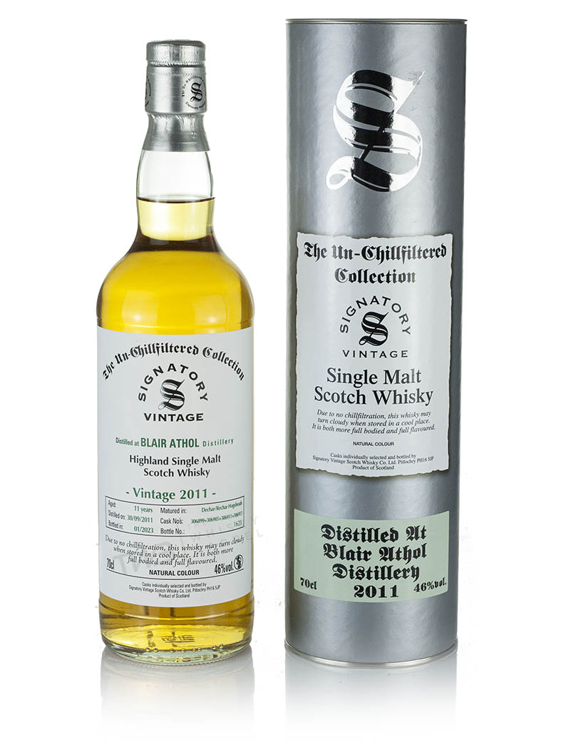 Blair Athol 11 Year Old 2011 Signatory Un Chillfiltered