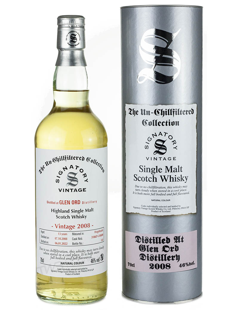 Glen Ord 13 Year Old 2008 Signatory Un Chillfiltered