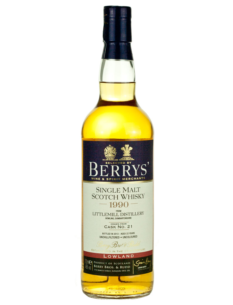 Littlemill 22 Year Old 1990 Berry's Own