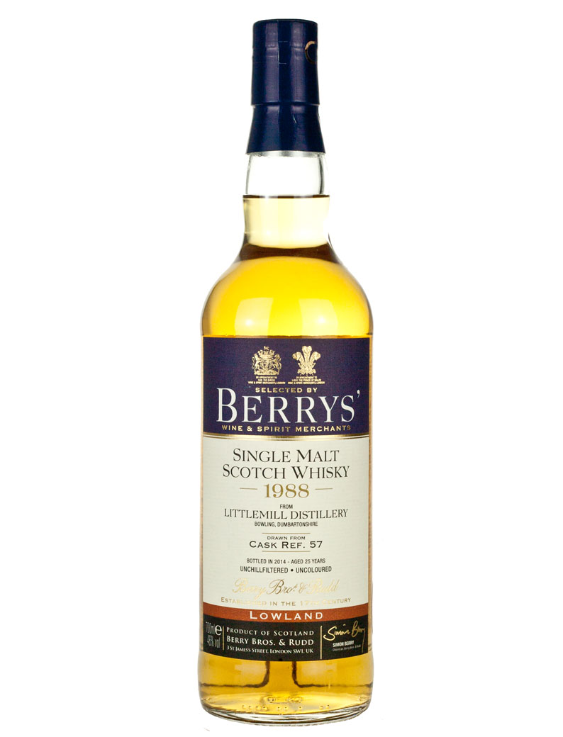 Littlemill 25 Year Old 1988 Berry's Own